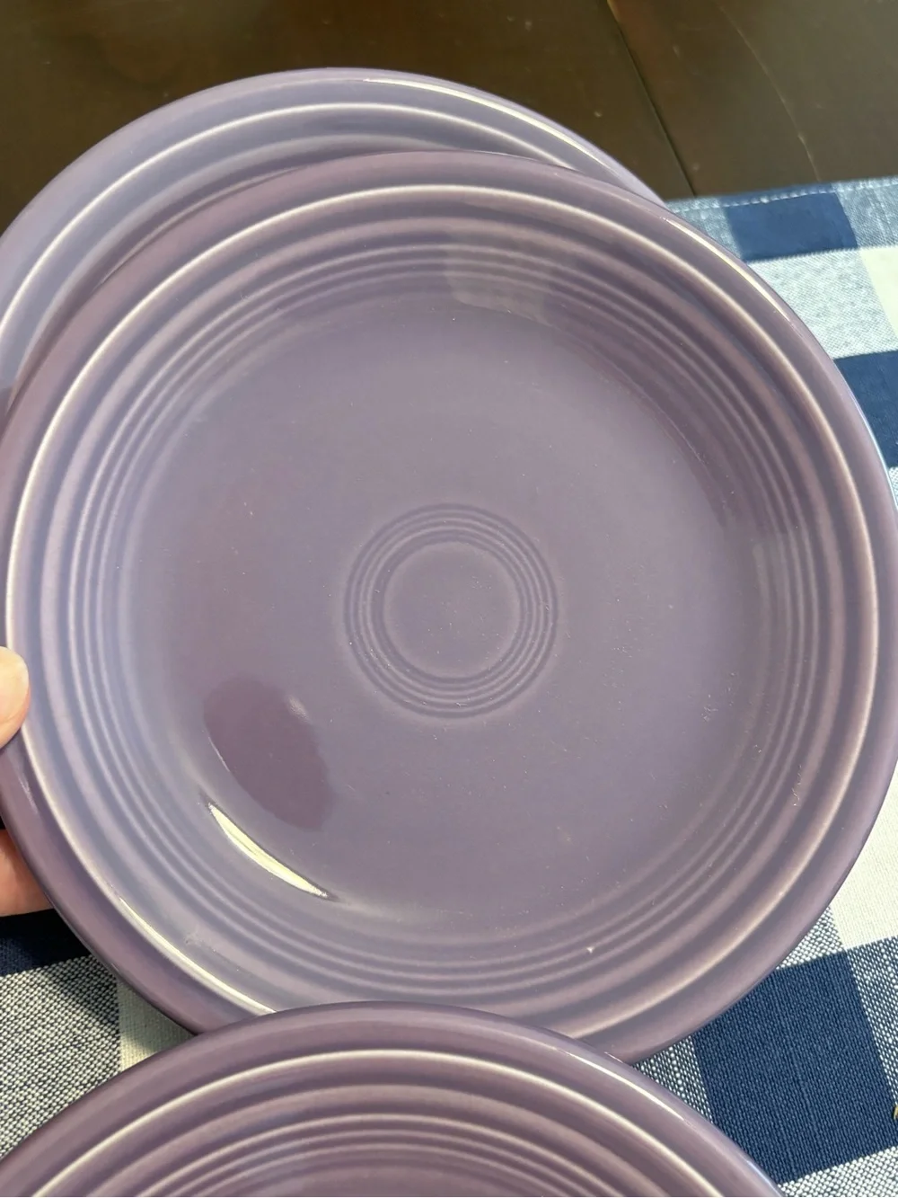 Fiesta Lilac salad plates, Fiestaware, set 4